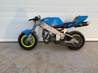 Mini Moto Polini 910rs Azul/Plata