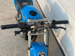 Mini Moto Polini 910rs Azul/Plata