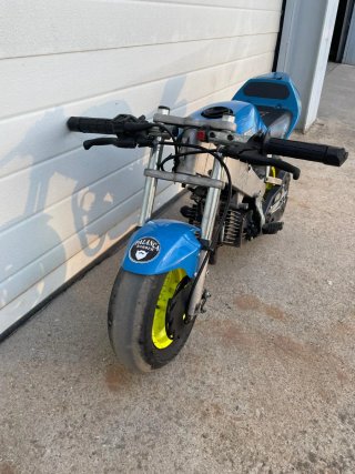 Mini Moto Polini 910rs Azul/Plata
