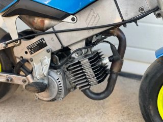 Mini Moto Polini 910rs Azul/Plata