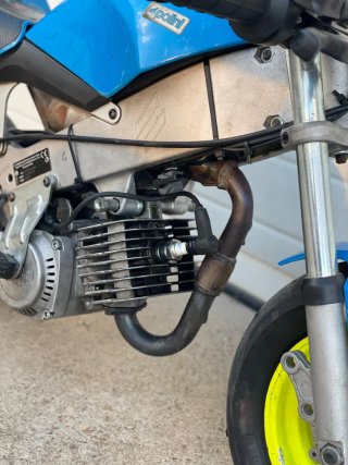 Mini Moto Polini 910rs Azul/Plata