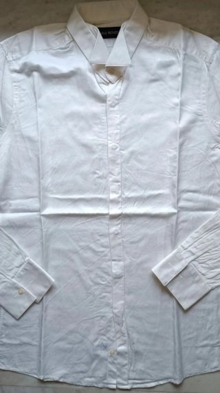 Camicia Carlo Pignatelli Uomo Seta e Cotone Bianca