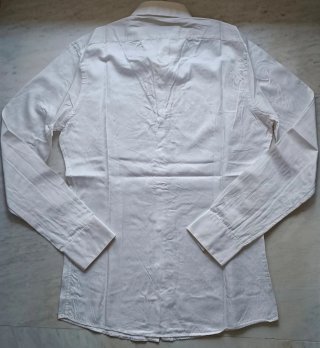 Camicia Carlo Pignatelli Uomo Seta e Cotone Bianca