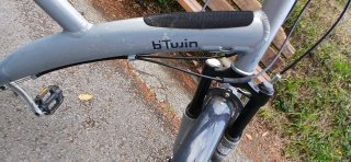 Bicicleta Gris B'Twin