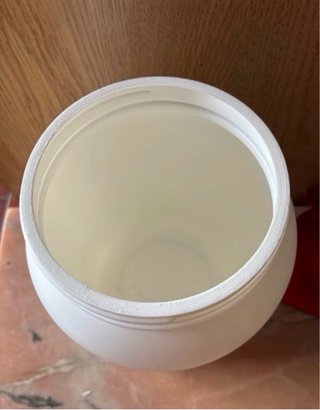Bote estanco plástico blanco con tapa