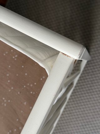 Cuna Ikea con colchón y protector