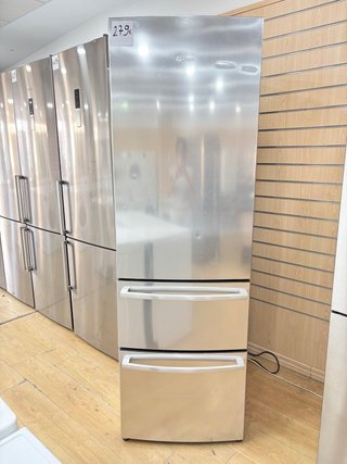 NEVERA CON CAJONES HAIER 188CM INOX NOFROST