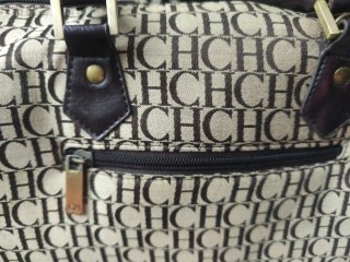 Bolso Carolina Herrera Beige/Marrón Original