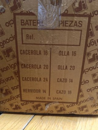 Batería Cocina San Ignacio 8 Piezas Vintage