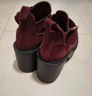 Botas Pull&Bear Burdeos Talla 37