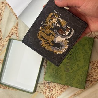 Cartera Gucci Tiger Negra Multicolor