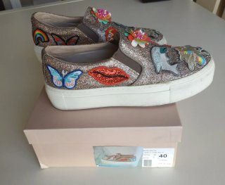 Zapatillas Glitter con Adornos Chica
