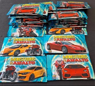 30 Paquetes Cromos Monstruos del Asfalto