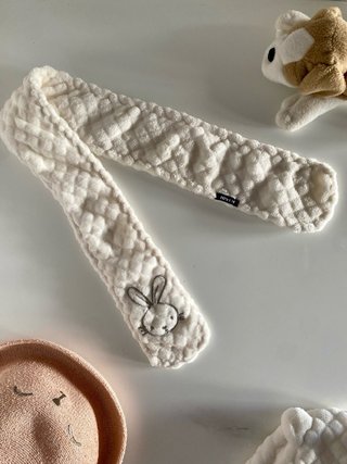 Conjunto Gorro y Bufanda Unisex Blanco