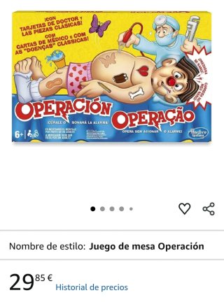 Juego Operación Hasbro Gaming