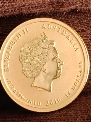 1/10 Onza Oro Australia 2016