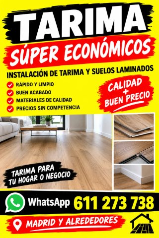 Instalación Tarima y Suelos Laminados