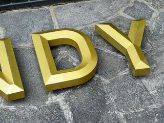 Lettere 3D Massicce per Insegne h 35cm