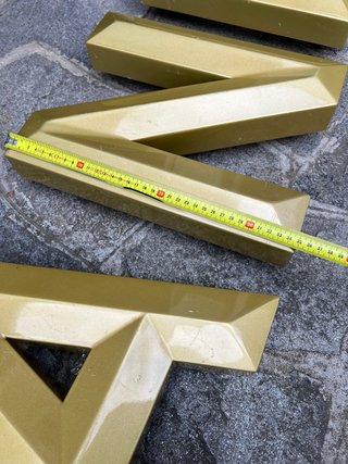 Lettere 3D Massicce per Insegne h 35cm