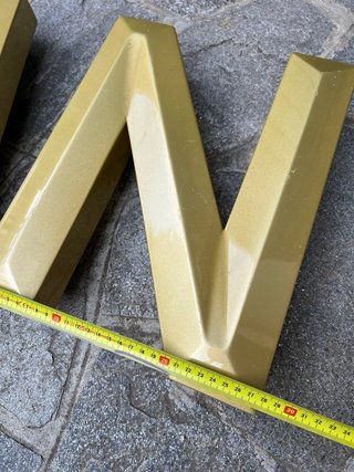 Lettere 3D Massicce per Insegne h 35cm