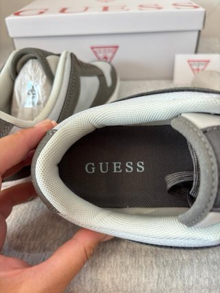 Scarpe Guess Uomo Tg 41 Grigio Bianco