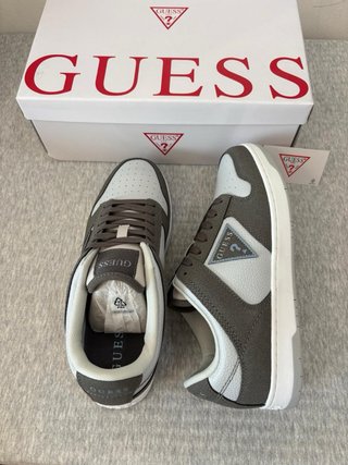 Scarpe Guess Uomo Tg 41 Grigio Bianco