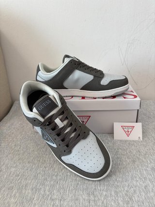 Scarpe Guess Uomo Tg 41 Grigio Bianco