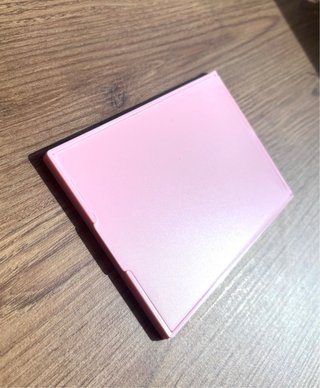 Espejo de sobremesa rosa