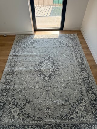 Alfombra IKEA VEDBÄK 170x230 gris pelo corto