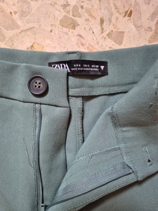 Pantalón Zara Mujer Verde