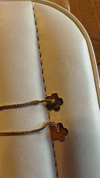Pendientes Oro Saudí 18k Flor