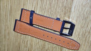 Cinturino IWC in pelle blu 21mm
