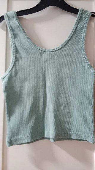 Pull&Bear Top Teal Talla M