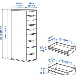 Cómoda Ikea, urge venta por mudanza
