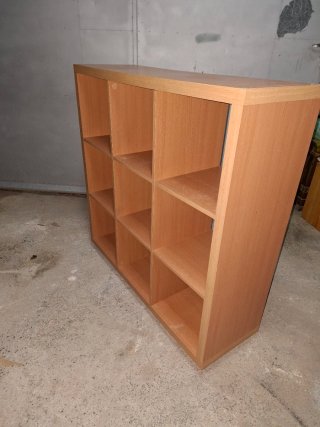Estantería modular de madera