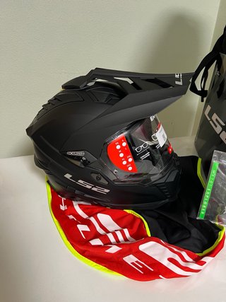 Casco LS2 MX701 Explorer Negro Mate Talla L