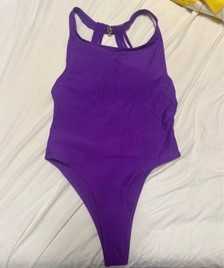 Costume intero viola taglia M