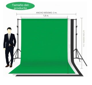 Fondos fotografía + tripode 3m x 2m