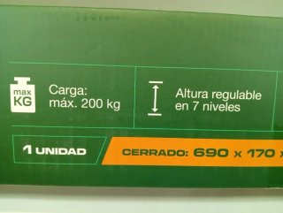 2 Caballetes Metálicos PARKSIDE Regulables Altura
