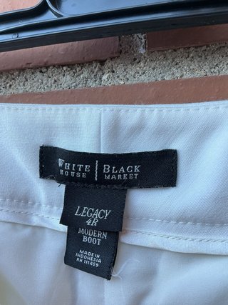 Pantalón vestir mujer blanco