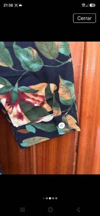 Vestido floral manga larga/corta talla XXL