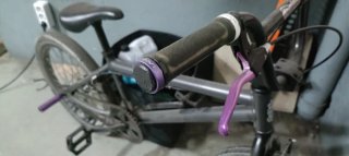 Bicicleta BMX gris
