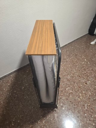 Cama plegable con 2 colchónes nuevos