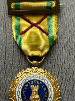 Medalla Sufrimiento por la Patria aspa herido