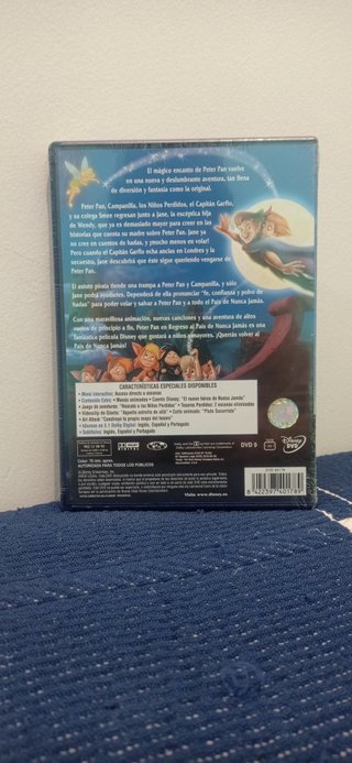 DVD Peter Pan + Peter Pan 2 Disney Precintados