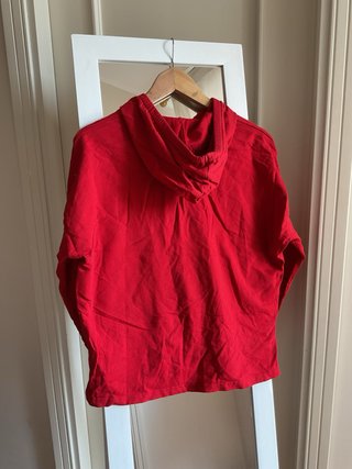 Felpa Rossa con Cappuccio Taglia S Casual Donna