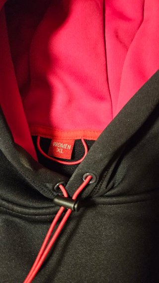 Sudadera Trango Mujer Negra y Rosa