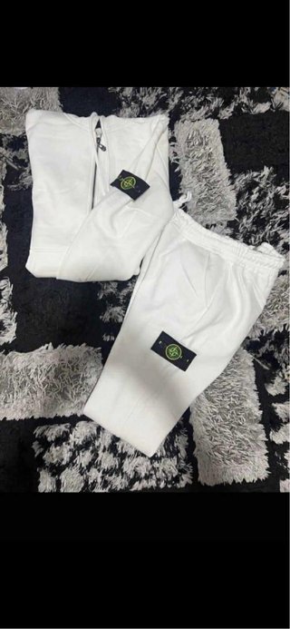 Tuta Stone Island Bianca Uomo
