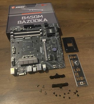 Placa Base MSI B450M + Procesador AMD Ryzen