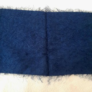 Sciarpa donna blu NUOVA seta e viscosa